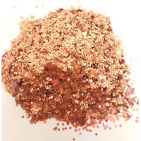 Chunky Glitter Peach (Peach)